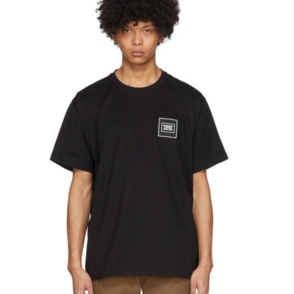 Burberry Black Crewneck Karlford Logo T-Shirt Men's Size:XXL